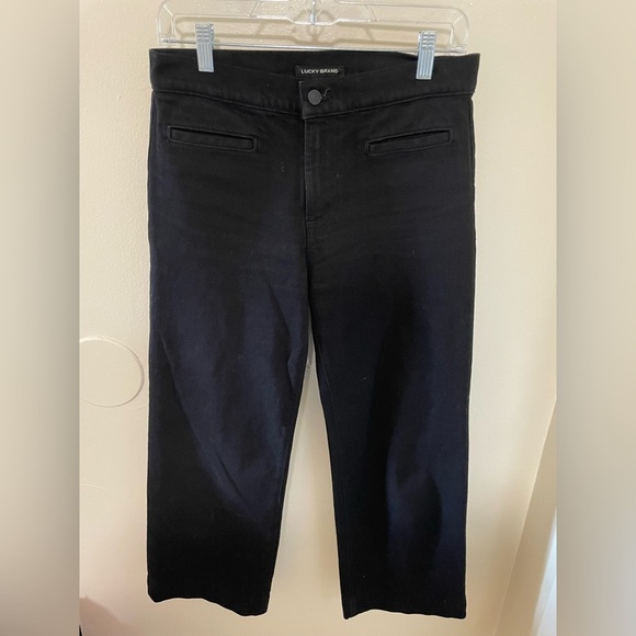 Lucky Brand Pants - ✨Lucky Brand Black Denim Wide Leg Size 2/26
